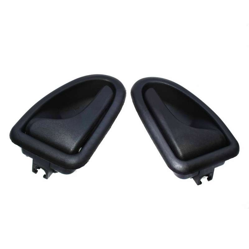 New Door handle black inner left &amp; right For Renault Clio Megane Scenic Trafic