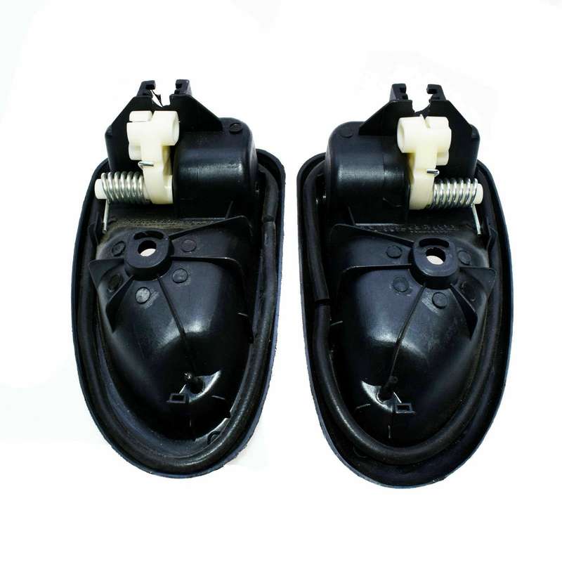 New Door handle black inner left &amp; right For Renault Clio Megane Scenic Trafic