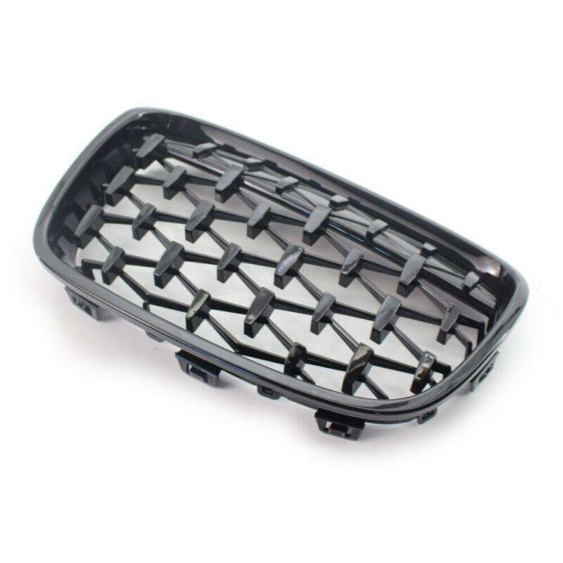 Pair of Front Grille Diamond Meteor Style Fit for BMW 1 Series F20 11-14