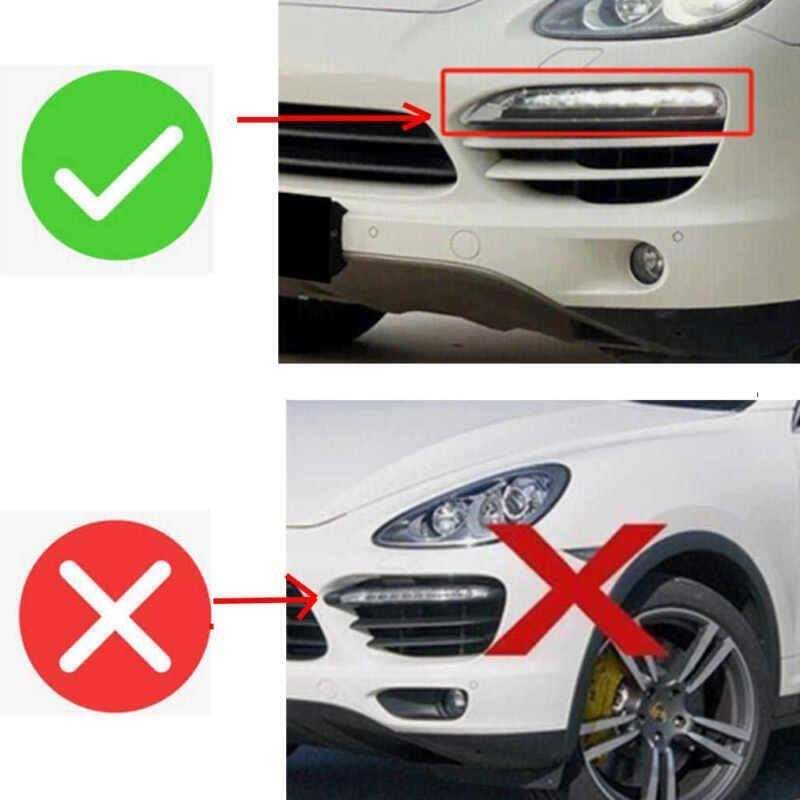 Front Bumper Fog Light Driving LED Lamp For Porsche Cayenne 2011-2014 Left