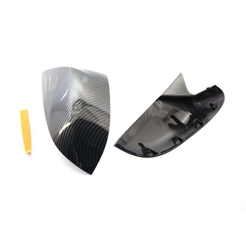 Carbon Fiber Type Side Rearview Mirror Cover Cap For BMW X3 X4 X5 X7 G01 G05 G07