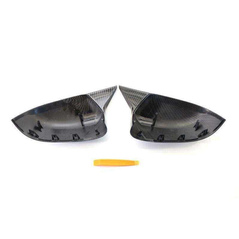 Carbon Fiber Type Side Rearview Mirror Cover Cap For BMW X3 X4 X5 X7 G01 G05 G07