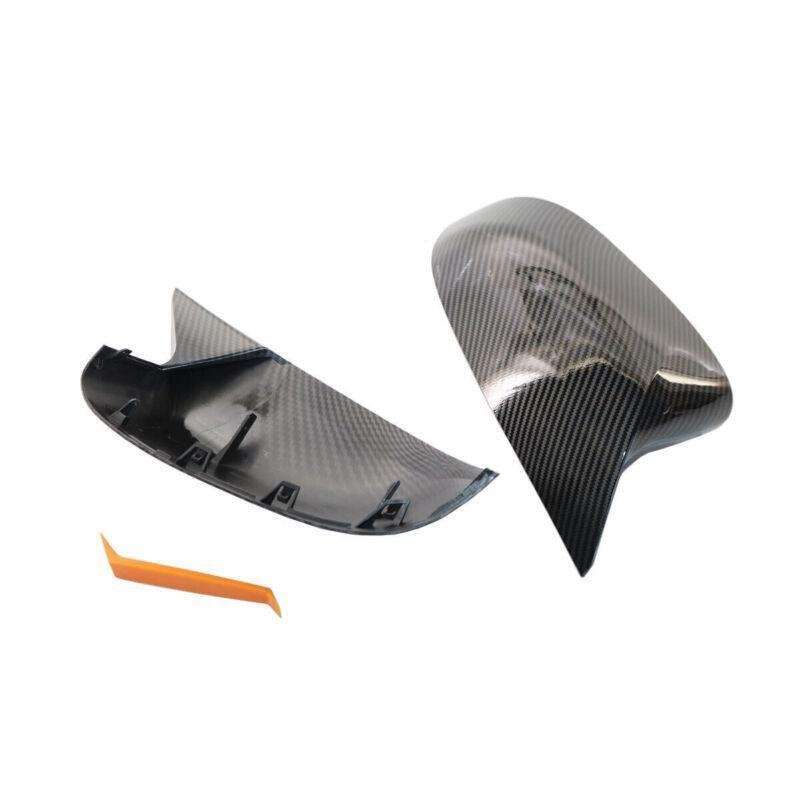 Carbon Fiber Type Side Rearview Mirror Cover Cap For BMW X3 X4 X5 X7 G01 G05 G07