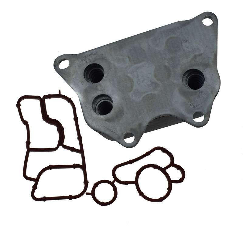 Engine Oil Cooler &amp; Gasket For Audi A4 A5 A6 TT VW GTI Eos Beetle Passat Jetta