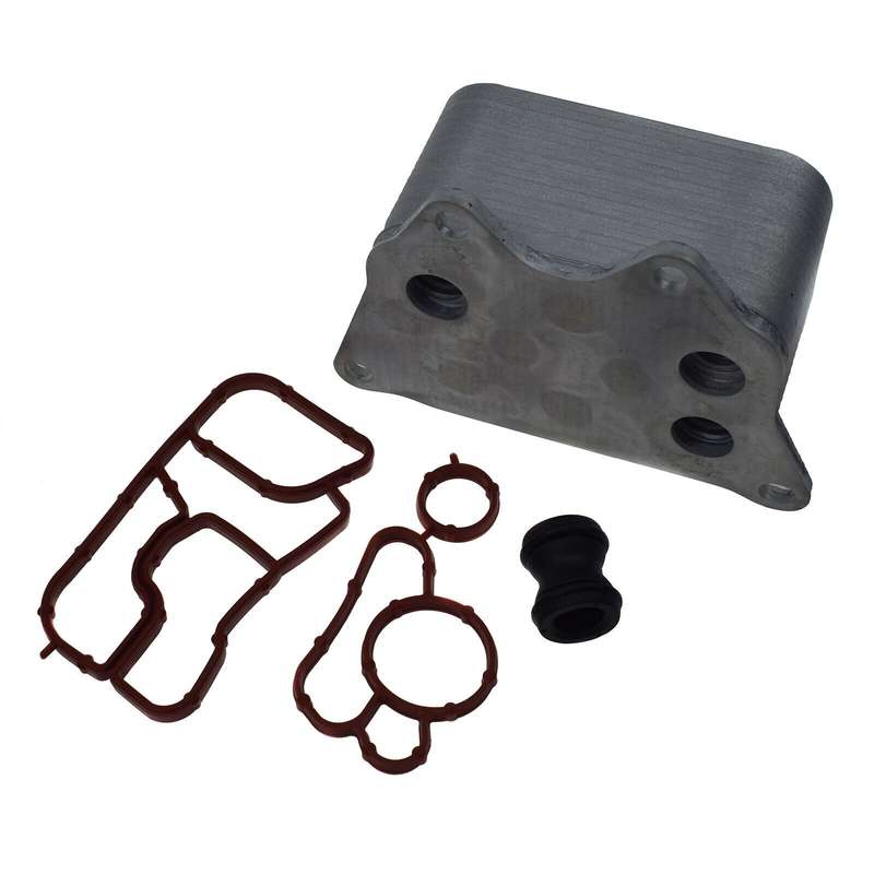 Engine Oil Cooler &amp; Gasket &amp; Coolant Set For Audi A4 A5 A6 TT VW GTI Eos Passat