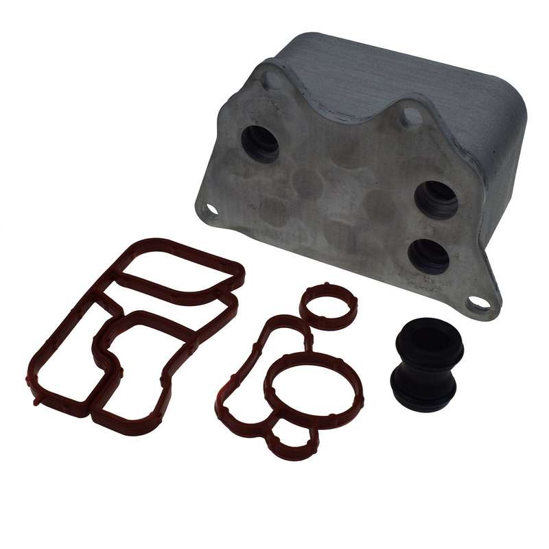 Engine Oil Cooler &amp; Gasket &amp; Coolant Set For Audi A4 A5 A6 TT VW GTI Eos Passat