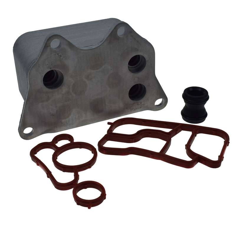 Engine Oil Cooler &amp; Gasket &amp; Coolant Set For Audi A4 A5 A6 TT VW GTI Eos Passat