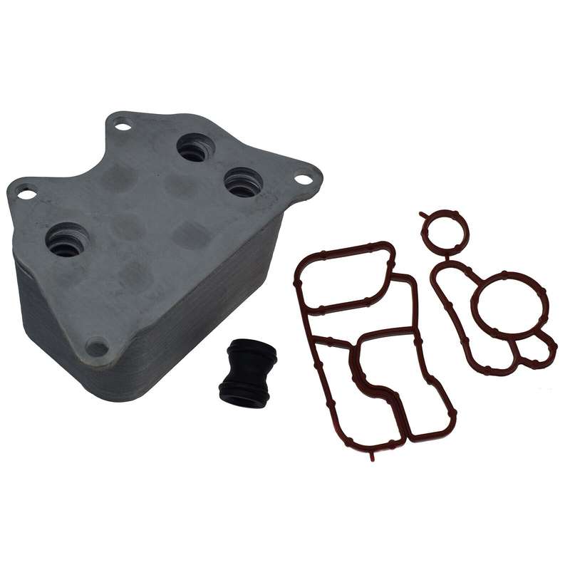 Engine Oil Cooler &amp; Gasket &amp; Coolant Set For Audi A4 A5 A6 TT VW GTI Eos Passat