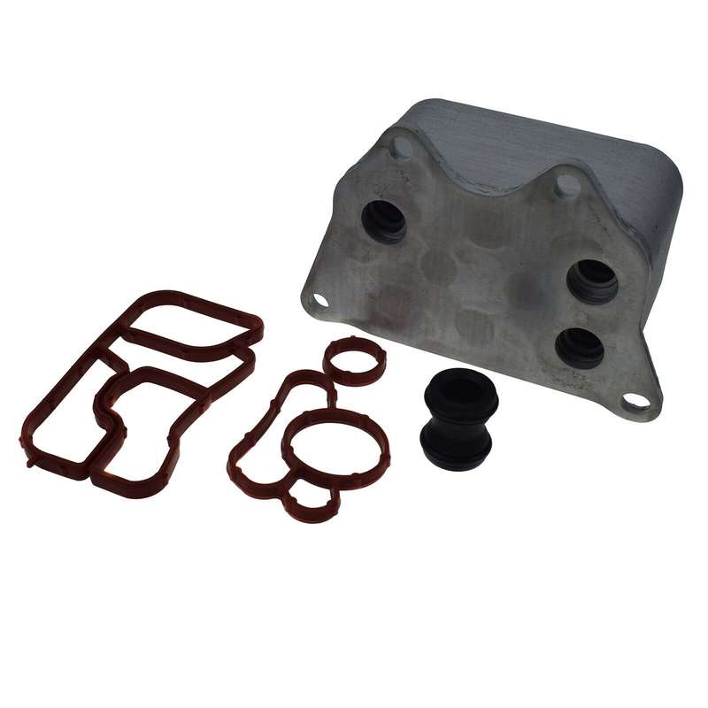 Engine Oil Cooler &amp; Gasket &amp; Coolant Set For Audi A4 A5 A6 TT VW GTI Eos Passat