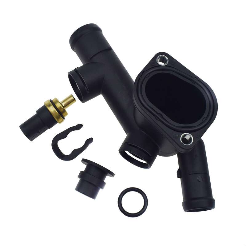 For VW Beetle 2.0 l4 1998-2005Coolant Hose Flange Housing Gasket Sensor Kit