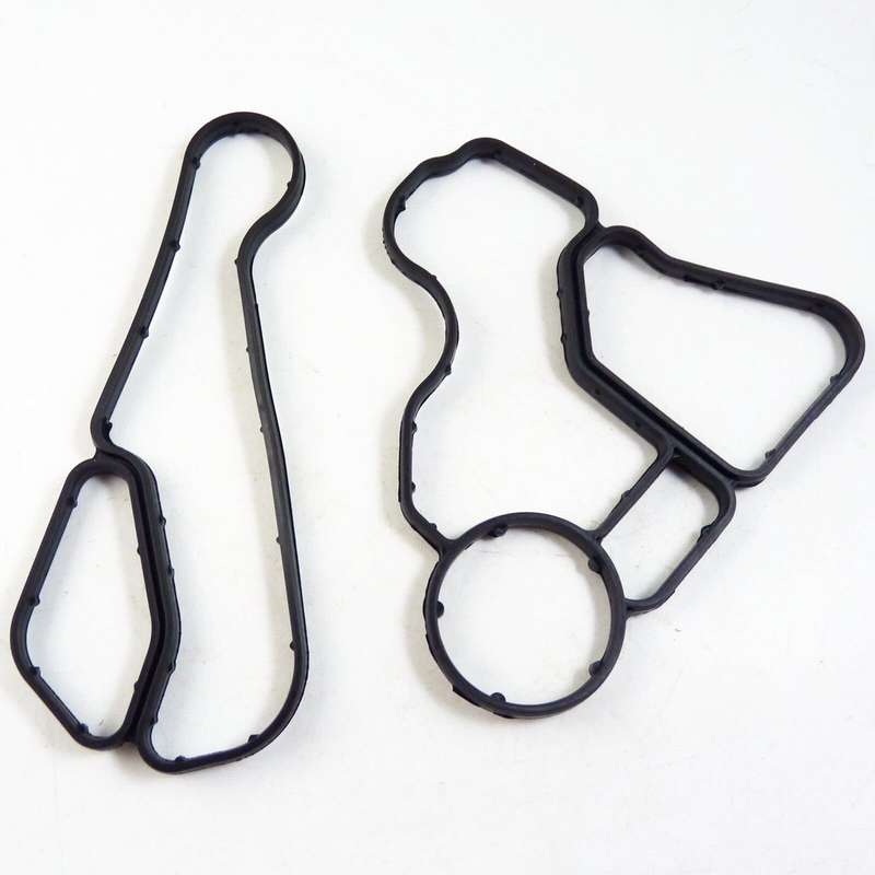 For BMW E60 E61 E70 E71 E82 Engine Oil Filter Housing Gasket &amp; Cooler Seal Set