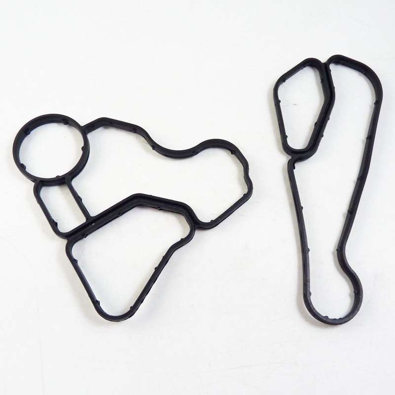 For BMW E60 E61 E70 E71 E82 Engine Oil Filter Housing Gasket &amp; Cooler Seal Set