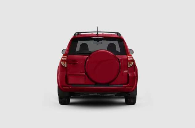 For Toyota RAV4 2006-2012 Right Side Rearview Mirror With Light Cover Frame Red