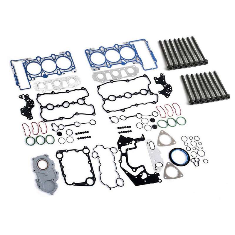 3.0TFSI Engine Gasket Seals Kit w/ Head Bolts For VW Touareg Audi A4 A5 A6 A7 Q7