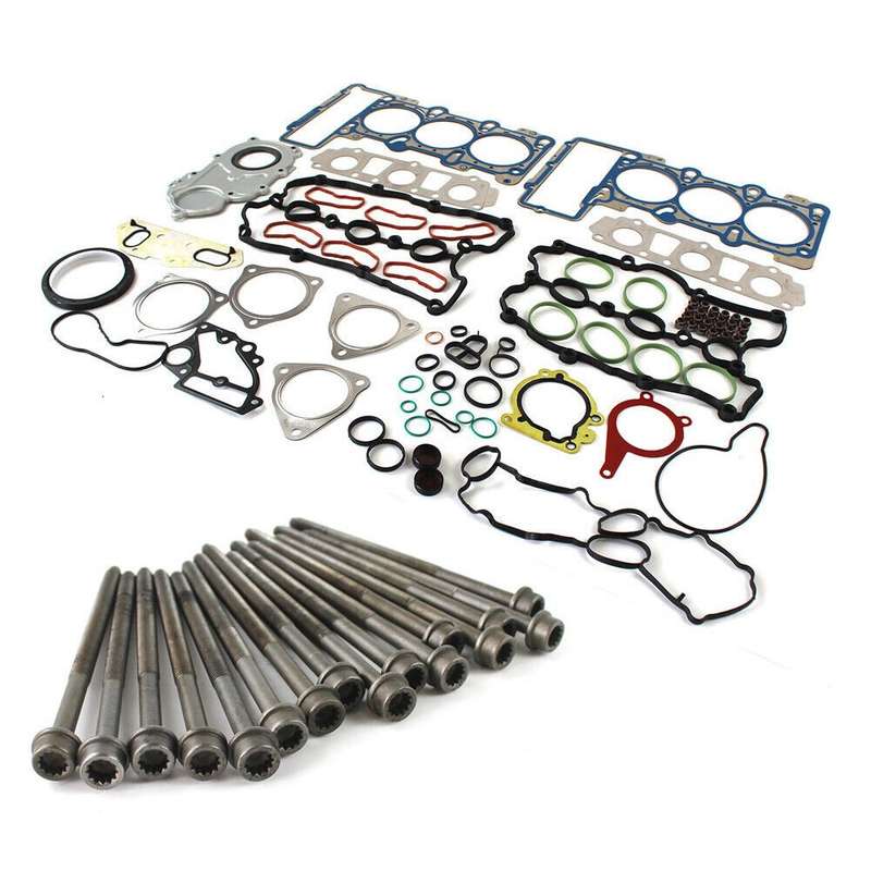 3.0TFSI Engine Gasket Seals Kit w/ Head Bolts For VW Touareg Audi A4 A5 A6 A7 Q7