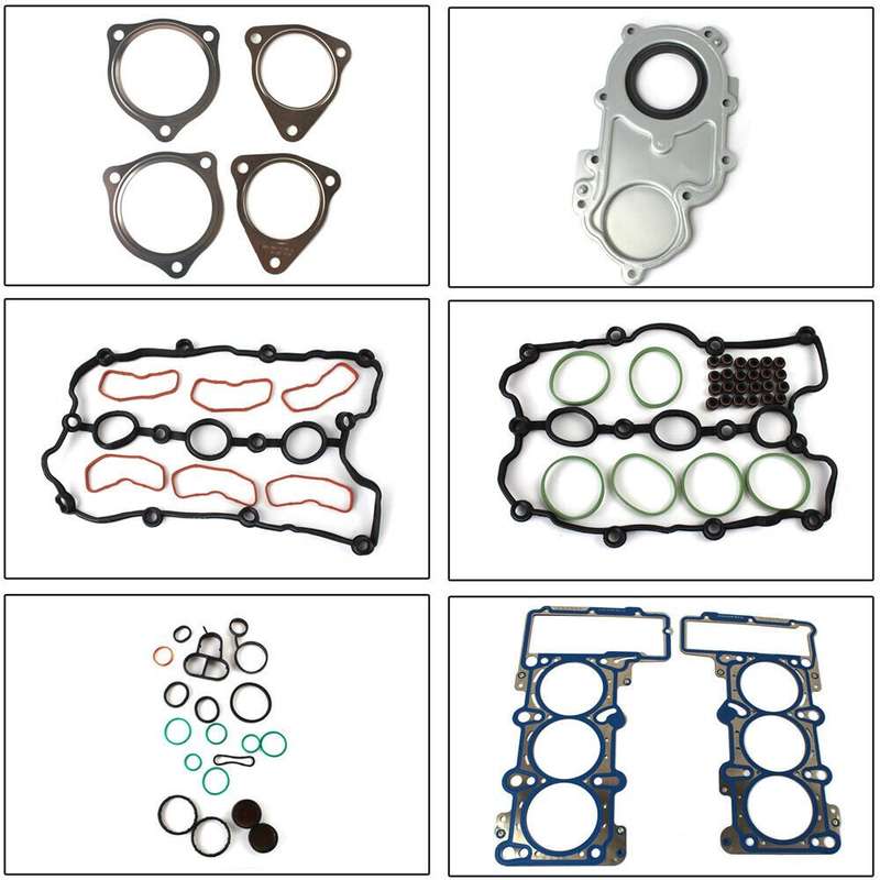 3.0TFSI Engine Gasket Seals Kit w/ Head Bolts For VW Touareg Audi A4 A5 A6 A7 Q7