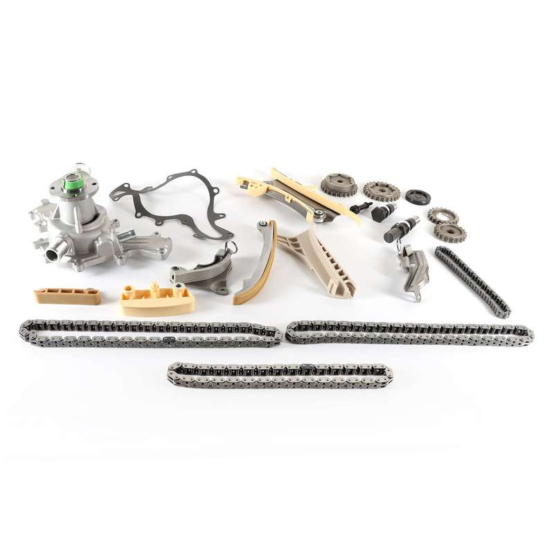 Timing Chain Kit w/ Gears + Water Pump Kit For Ford Mazda Mercury 4.0L SOHC V6