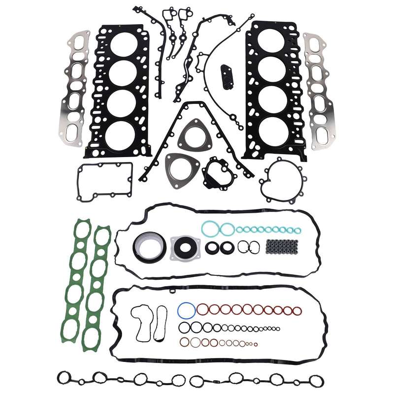 M48 4.5L V8 Engine Overhaul Gasket Seal Kit For Porsche Cayenne S Turbo 9PA