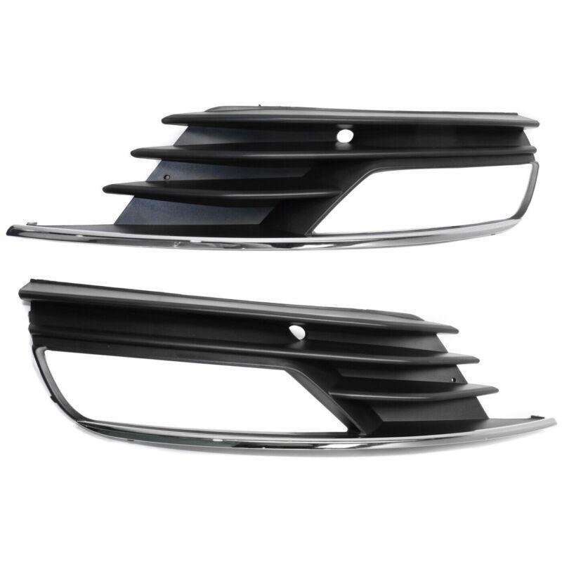 Front Bumper Fog Light Lamp Cover Bezel For Audi A3 8V 2013-2017 Pair