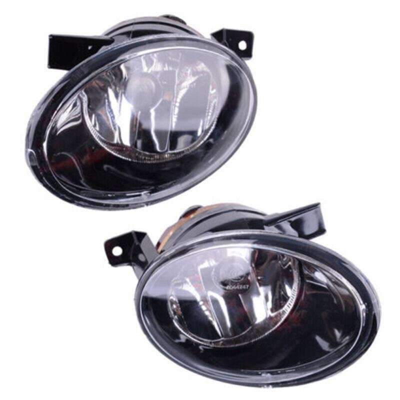 Front Bumper Fog Lamps Lights Halogen Bulb For VW Touareg 2011-2014 Pair