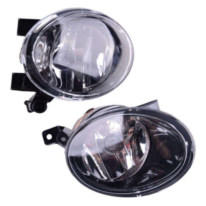 Front Bumper Fog Lamps Lights Halogen Bulb For VW Touareg 2011-2014 Pair