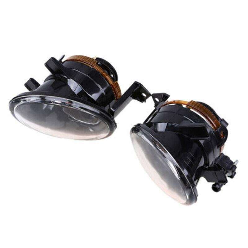 Front Bumper Fog Lamps Lights Halogen Bulb For VW Touareg 2011-2014 Pair