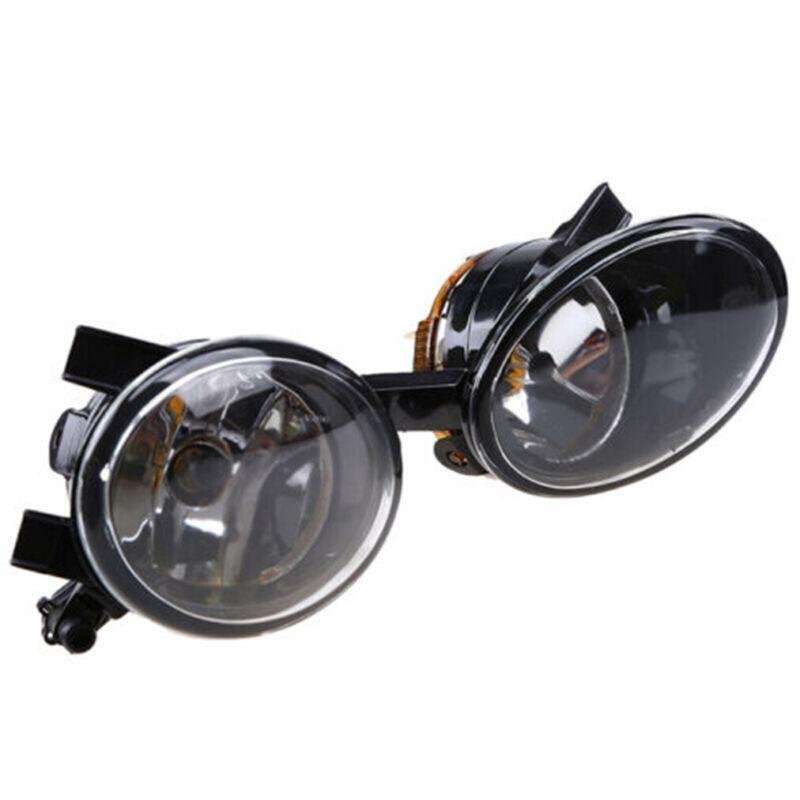Front Bumper Fog Lamps Lights Halogen Bulb For VW Touareg 2011-2014 Pair