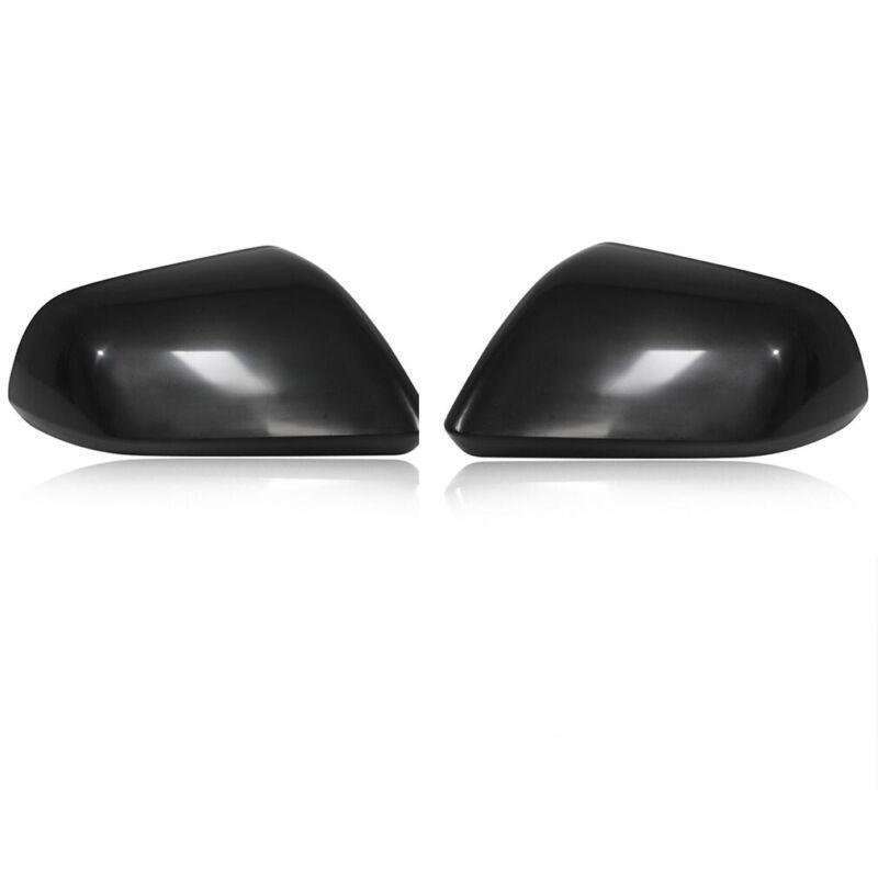Pair Rear View Mirror Cover Primed Cap For Ford Mustang 2015-2020