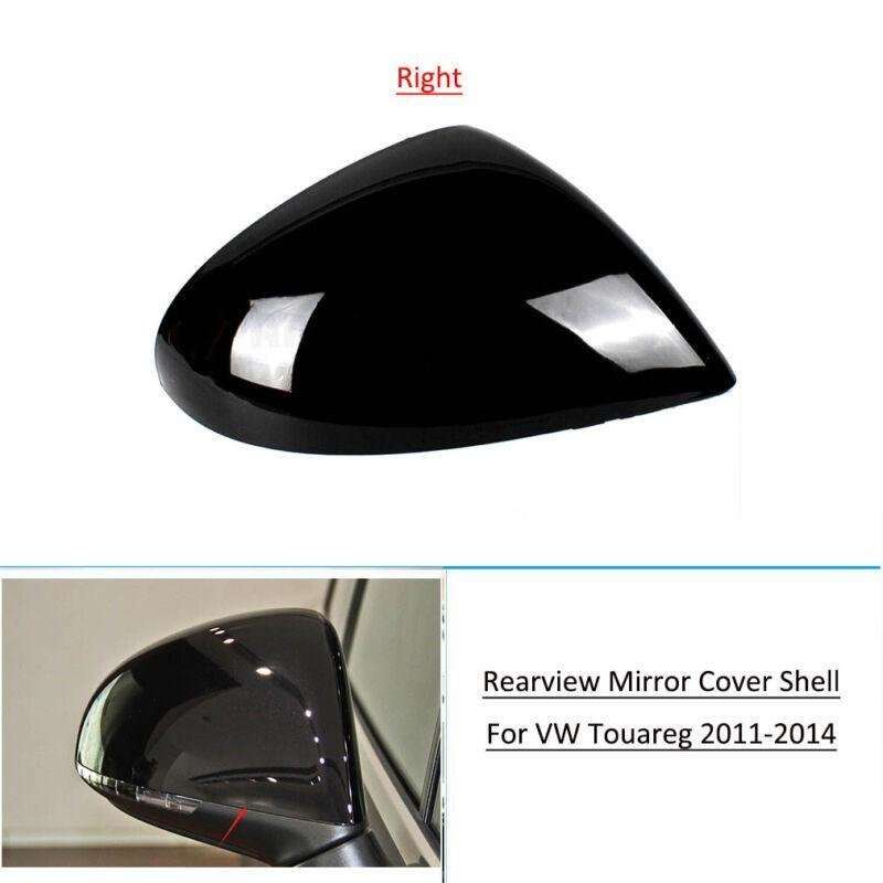 Right Side Rear View Mirror Cover Painted Cap For VW Touareg 2011-2014