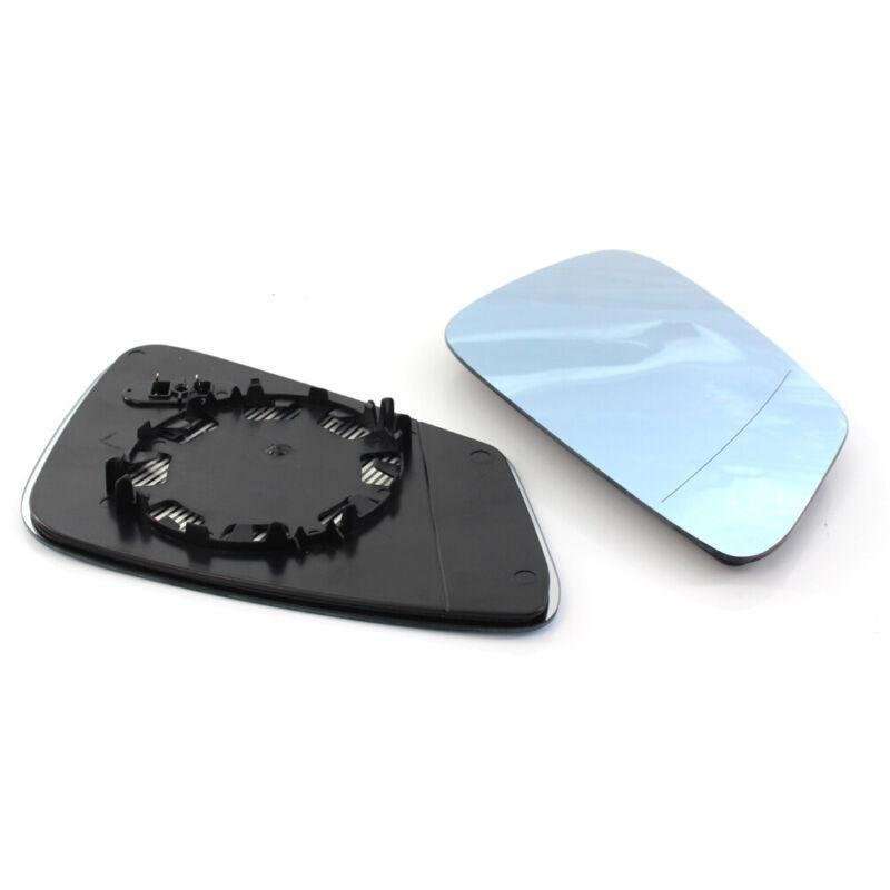 Pair Car Door Side Mirror Glass Blue for 5 Series BMW F07 F10 F18 F11 F06 E60