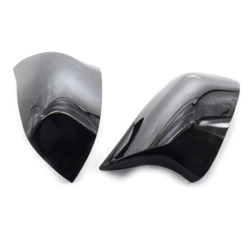 Shiny Gloss Black Side Mirror Cover Caps M Style for BMW X5 F15 X6 F16 2014-2018