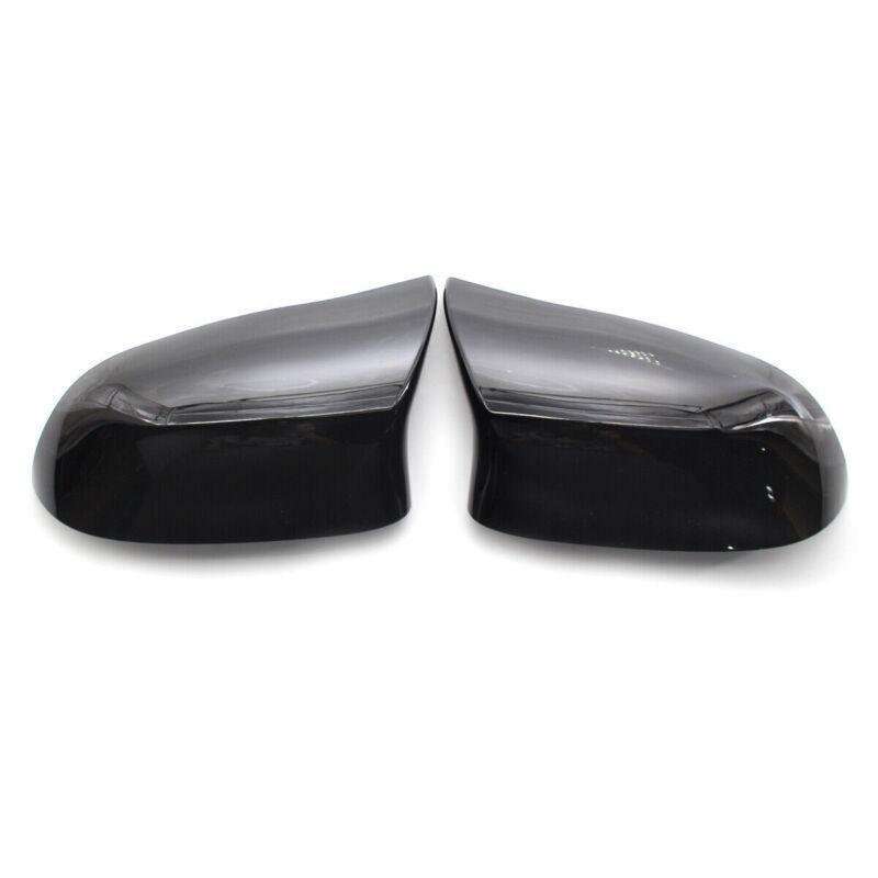 Shiny Gloss Black Side Mirror Cover Caps M Style for BMW X5 F15 X6 F16 2014-2018