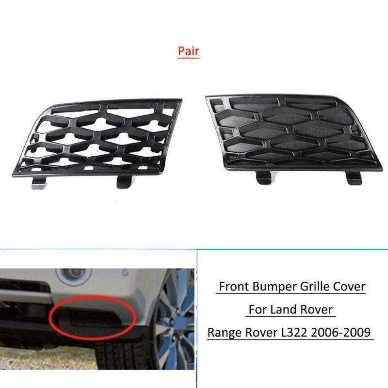 For 2006-2009 Range Rover L322 Front Bumper Air Intake Grille Cover Pair