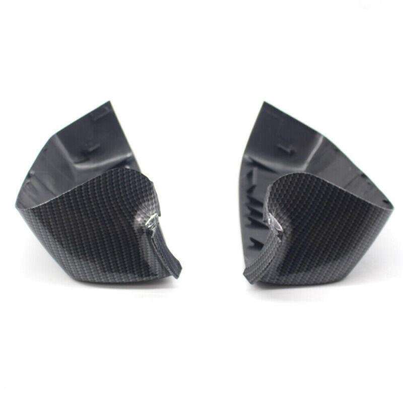 Pair of Carbon Fiber Mirror Covers Fits BMW E60 E63 F06 F07 F12 F13 5 6 7 Series
