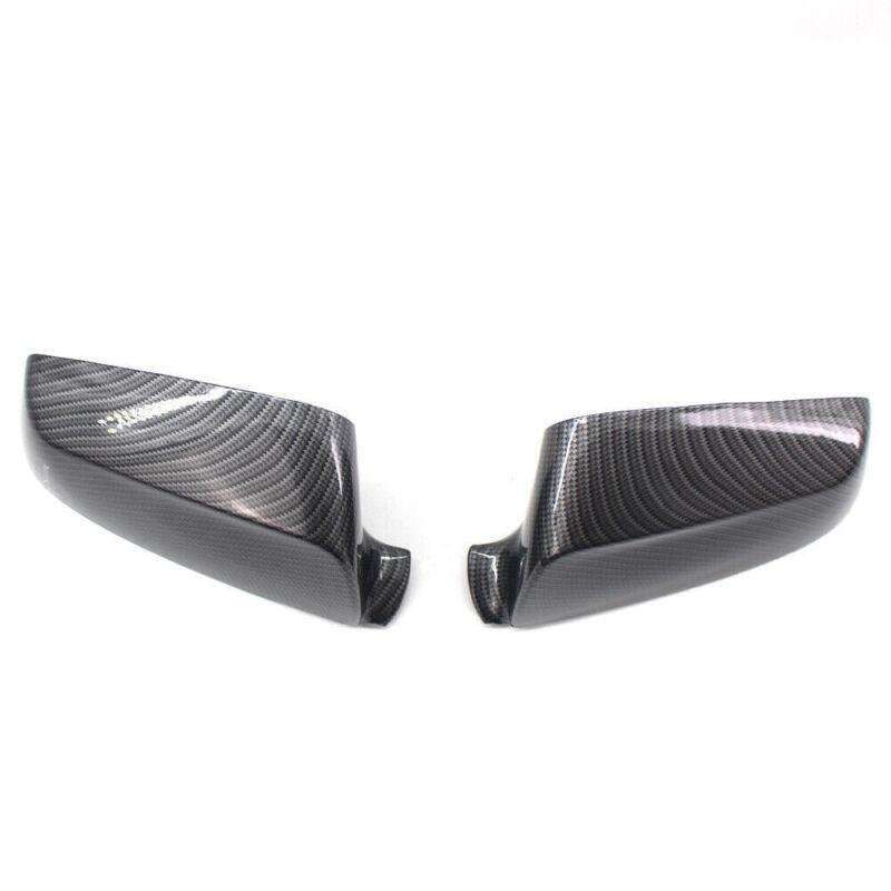 Pair of Carbon Fiber Mirror Covers Fits BMW E60 E63 F06 F07 F12 F13 5 6 7 Series