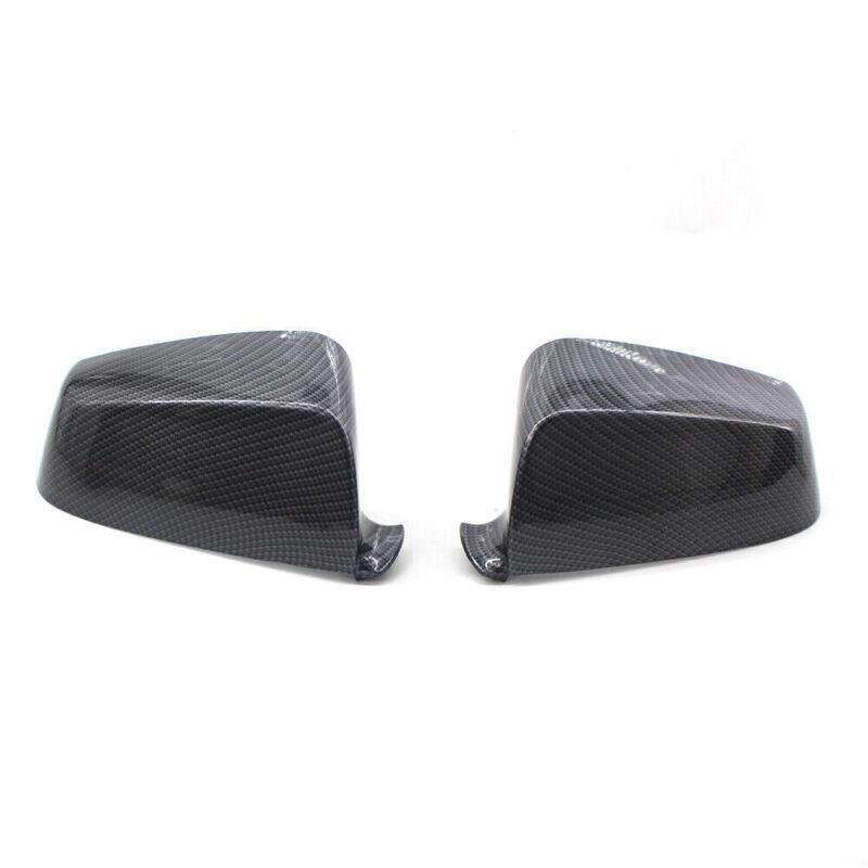 Pair of Carbon Fiber Mirror Covers Fits BMW E60 E63 F06 F07 F12 F13 5 6 7 Series