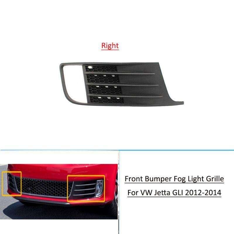Front Bumper Light Cover Grilles For VW Jetta MK6 GLI 2012-2014 Right Side
