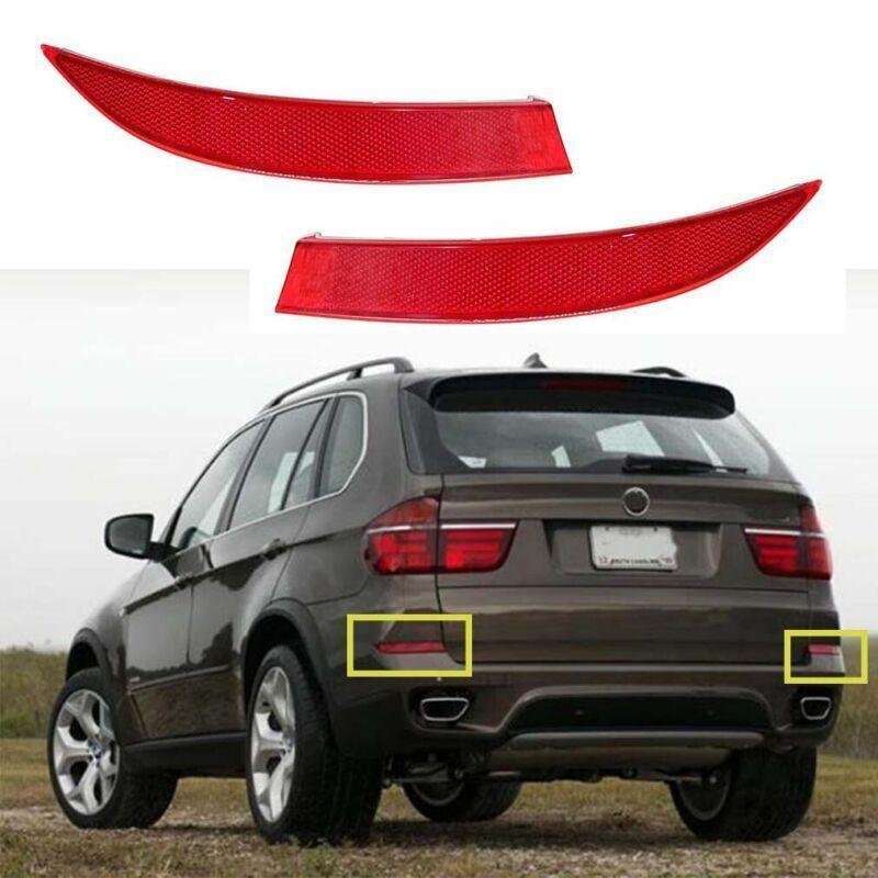 Fits For BMW E70 X5 LCI 2010-2013 1 Pair Rear Bumper Reflector Turn Signal Lamp