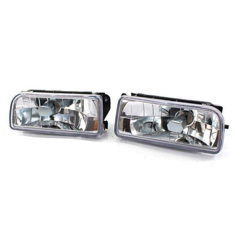 Pair Front Fog Light H1 Base without Bulbs Replacement Kit fit for BMW E36 92-98