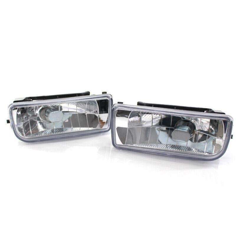 Pair Front Fog Light H1 Base without Bulbs Replacement Kit fit for BMW E36 92-98