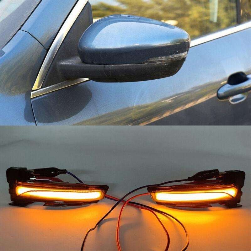 Pair Rear View Door Mirror Turn Signal Lamp Light Fit For Ford Escape 2019-2022