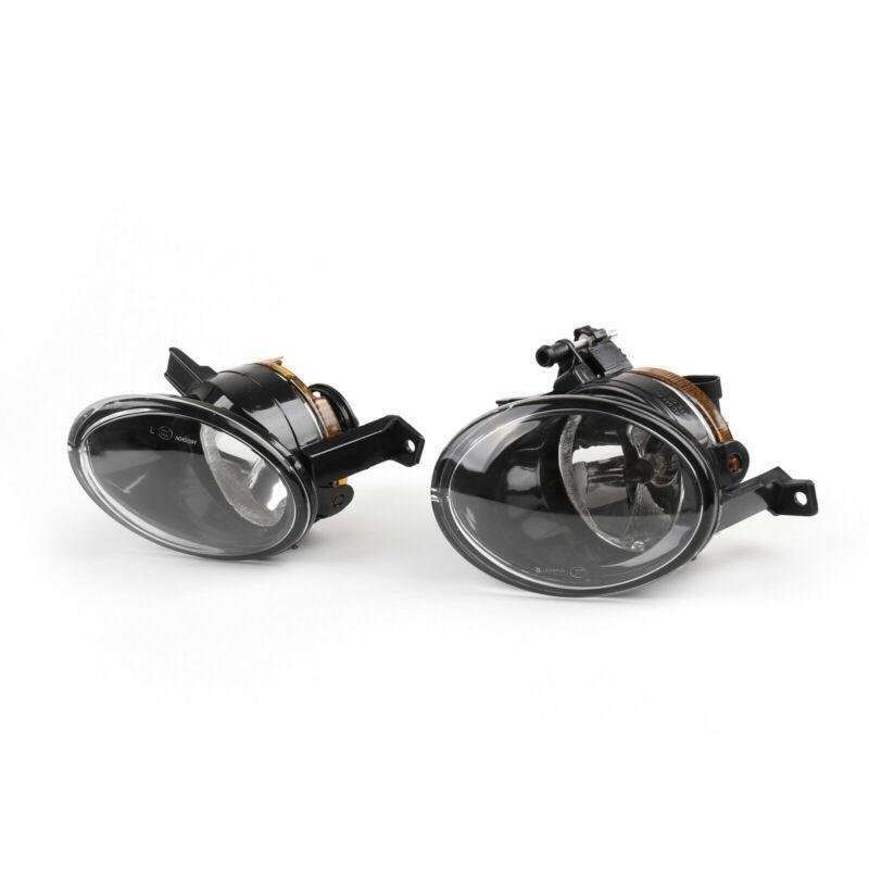 For VW Touareg 2011-2014 Halogen Fog Lights Front Bumper Driving Lamp Pair
