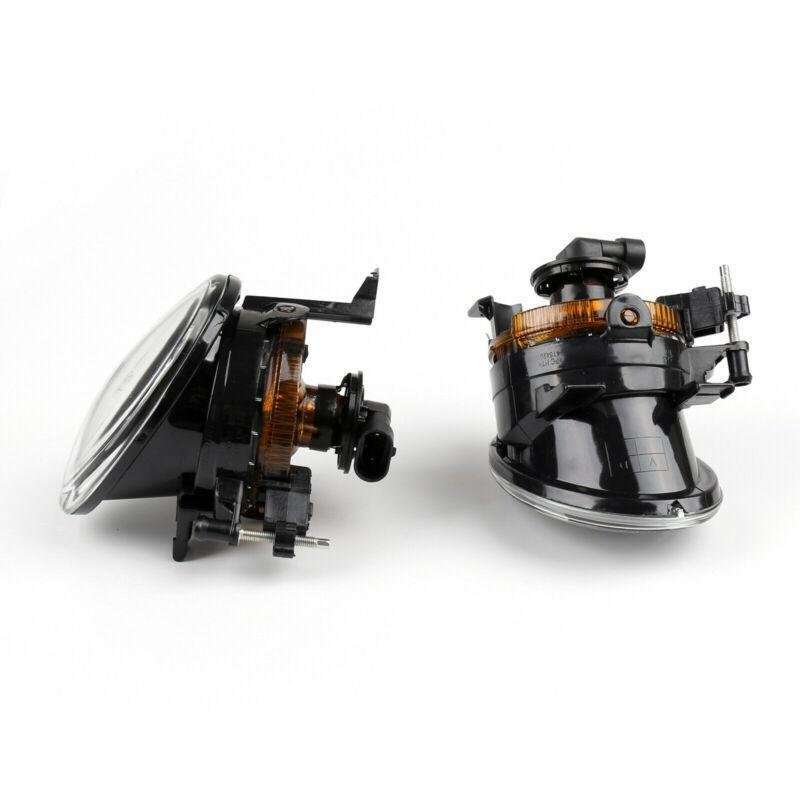 For VW Touareg 2011-2014 Halogen Fog Lights Front Bumper Driving Lamp Pair