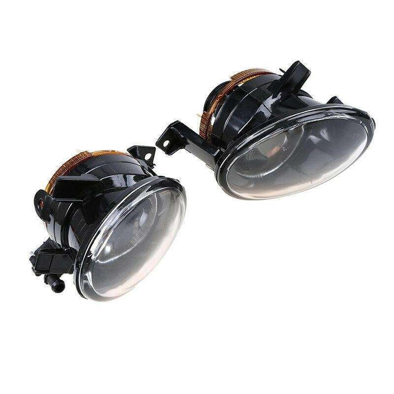 For VW Touareg 2011-2014 Halogen Fog Lights Front Bumper Driving Lamp Pair