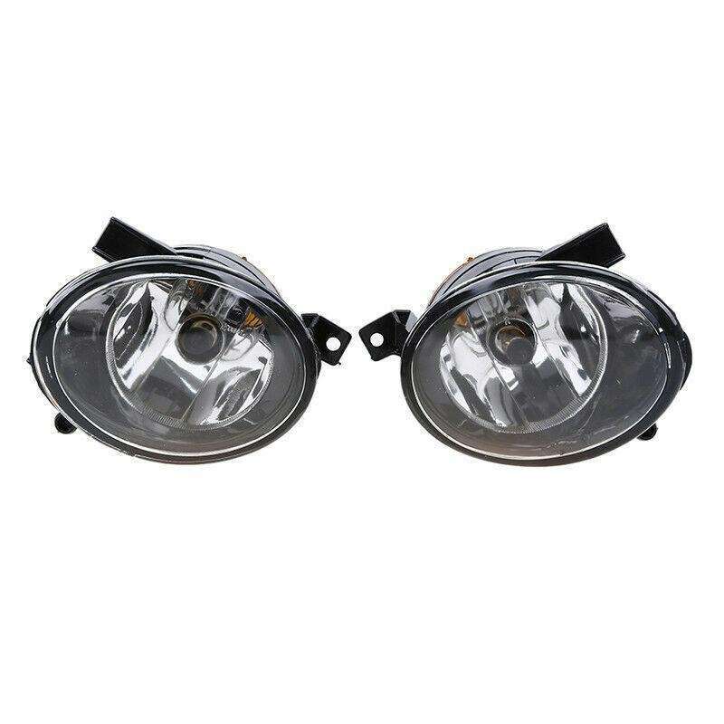 For VW Touareg 2011-2014 Halogen Fog Lights Front Bumper Driving Lamp Pair