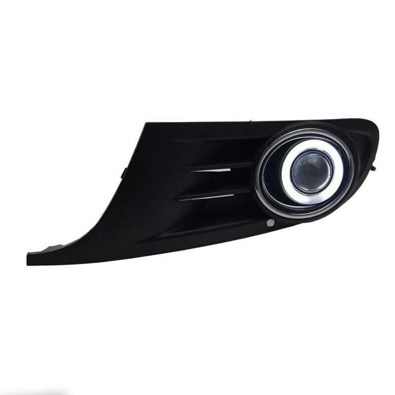 LED Fog Light Assembly w/ Angel Eye Daytime Running Lamp For VW Golf 6 2010-2013