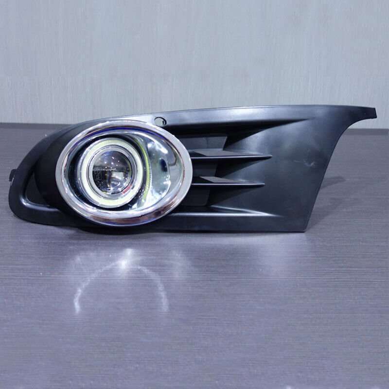 LED Fog Light Assembly w/ Angel Eye Daytime Running Lamp For VW Golf 6 2010-2013