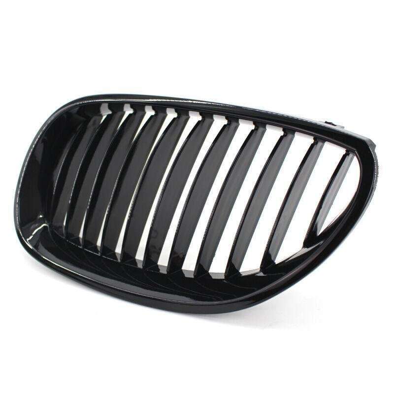 One Pair of Gloss Black Grille For BMW E60 E61 M5 5 Series 2003-2009