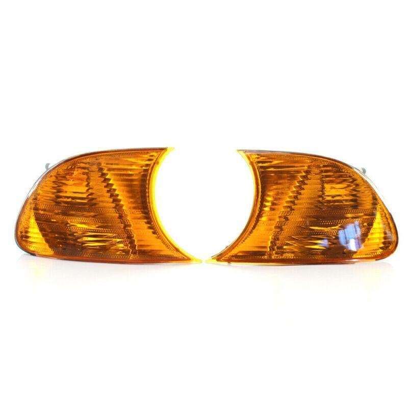 2x Signal Amber Indicator Corner Side Light for BMW 3 Series E46 1999-2001 Coupe