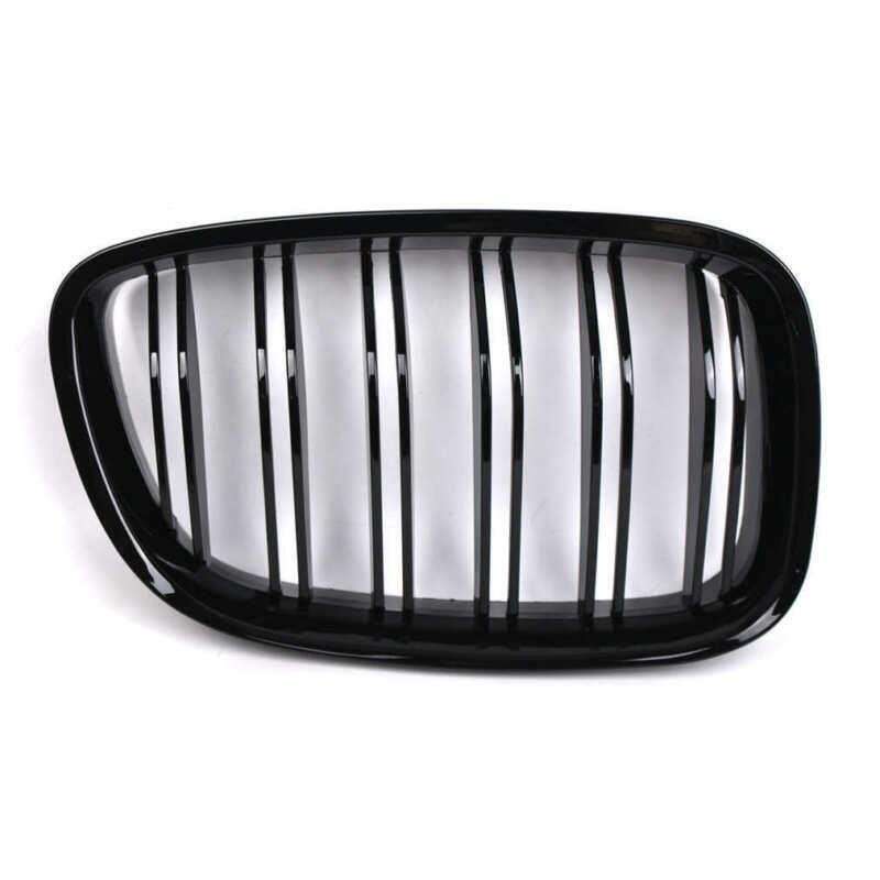 Gloss Black Front Kidney Grille Grill For BMW 5 Series GT F07 2009-2017 Pair